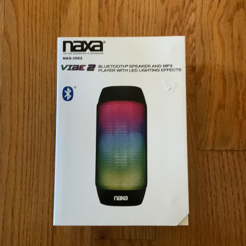 Bluetooth speaker and MP3 player with LED lighting effects